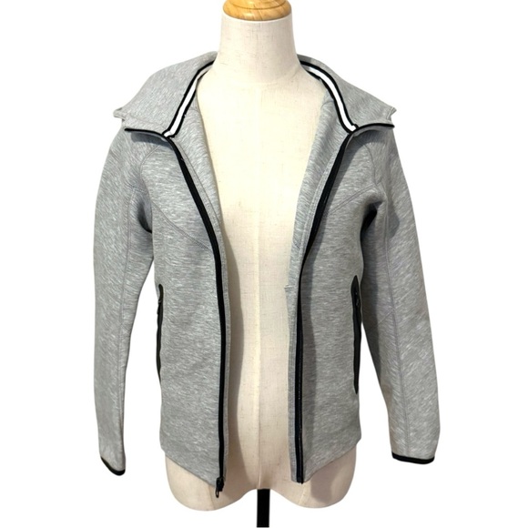 Nike Tech Fleece Hoodie Kids Size M Gray Full Zip Sweatshirt Jacket - Picture 5 of 8